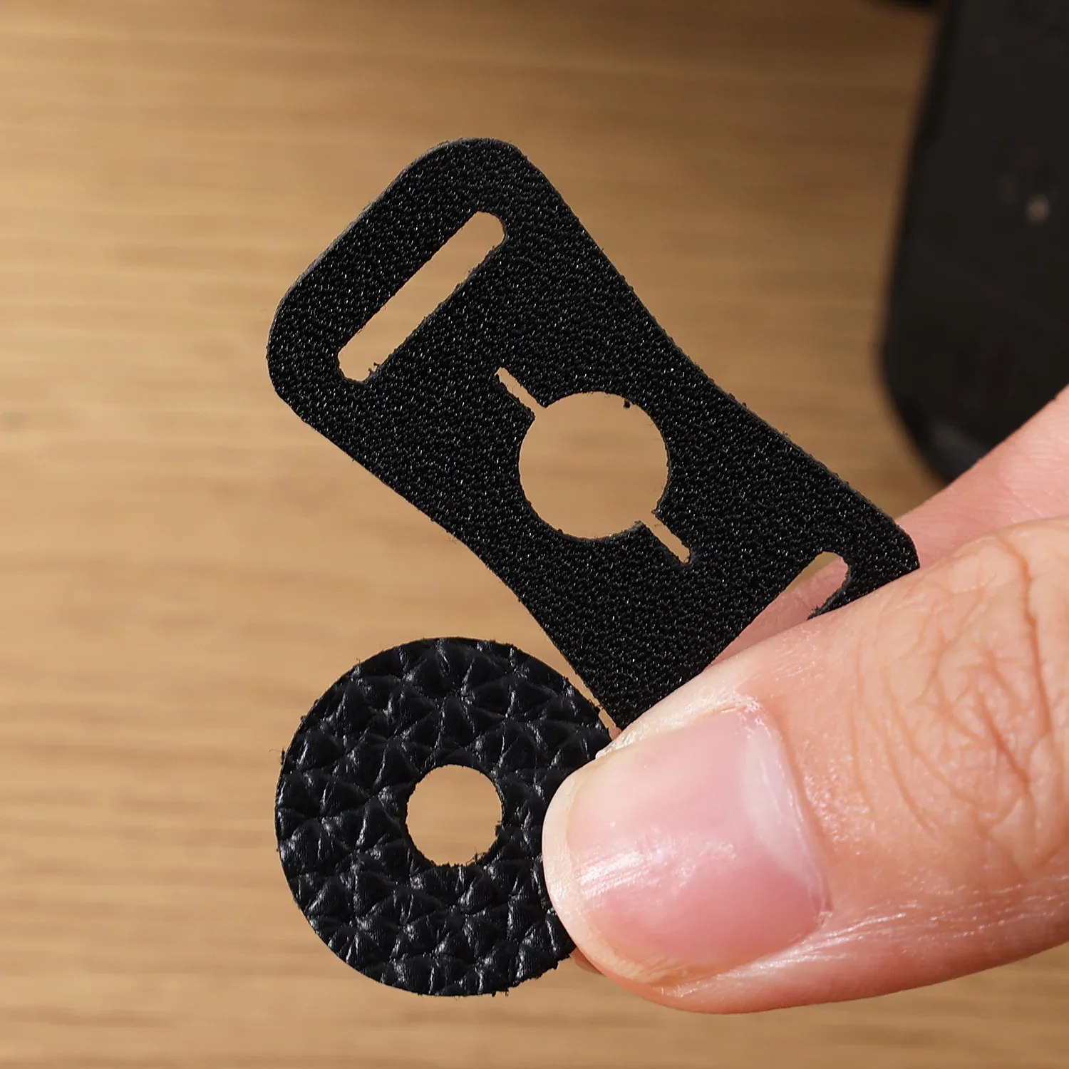 1-10 pares de nuevas fundas protectoras de cuero correa de cámara gancho de anillo dividido triangular para Fujifilm para Canon para Nikon Olympus DSLR Camer - imagen 2