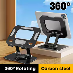 Soporte Giratorio para Tablet de Aluminio, Plegable 720°