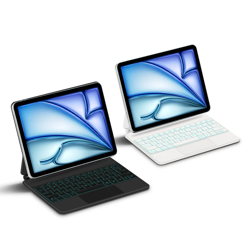 Teclado mágico para iPad Air 11 2024 Air 6. a generación M2 11 pulgadas portugués español coreano árabe alemán funda con teclado inteligente - imagen 5