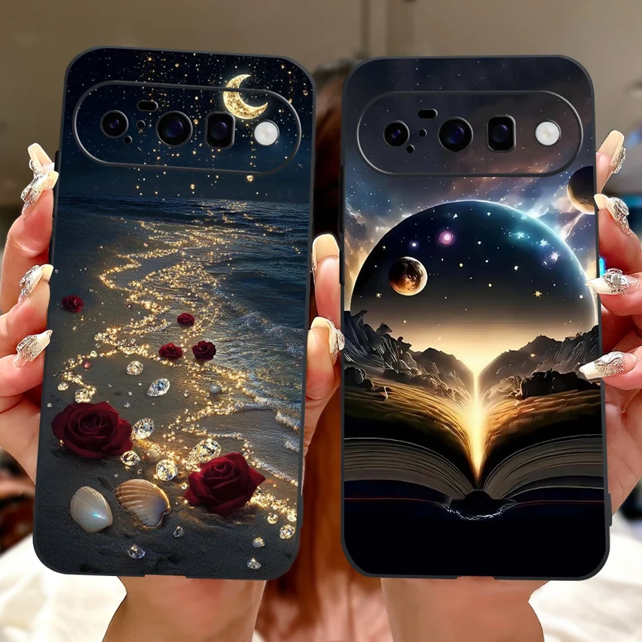 Para Google Pixel 10 Pro XL funda bonita amor corazón Lucky Koi funda pintada funda de silicona suave para Google Pixel 10 Pixel10 Pro Shell - imagen 4