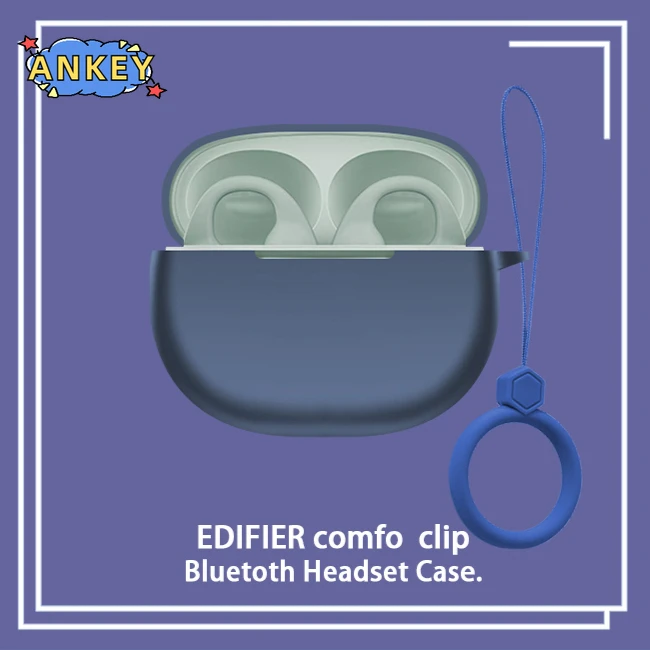Funda protectora de silicona para auriculares Edifier, cubierta de dibujos animados para auriculares inalámbricos, portátil, TWS - imagen 5