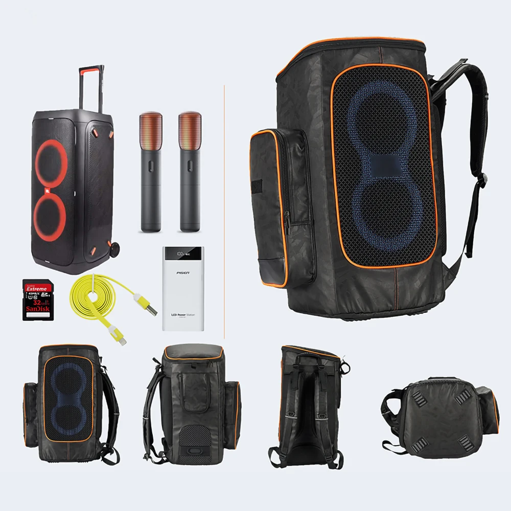 Bolsas de almacenamiento protectoras para altavoces JBL PartyBox CLUB 110 120, caja de altavoz portátil para fiestas, Estuche de transporte de viaje - imagen 2