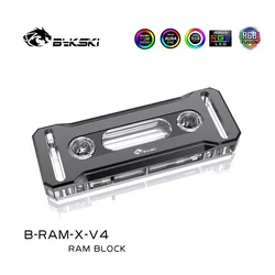 Bykski Bloque de Agua RAM B-RAM-X-V4 Negro Plata ARGB Sync