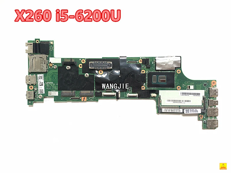 NM-A531 para LENOVO Thinkpad X260 placa base usada 01EN193 01YT037 00UP190 01HX027 i5-6200U 100% en funcionamiento