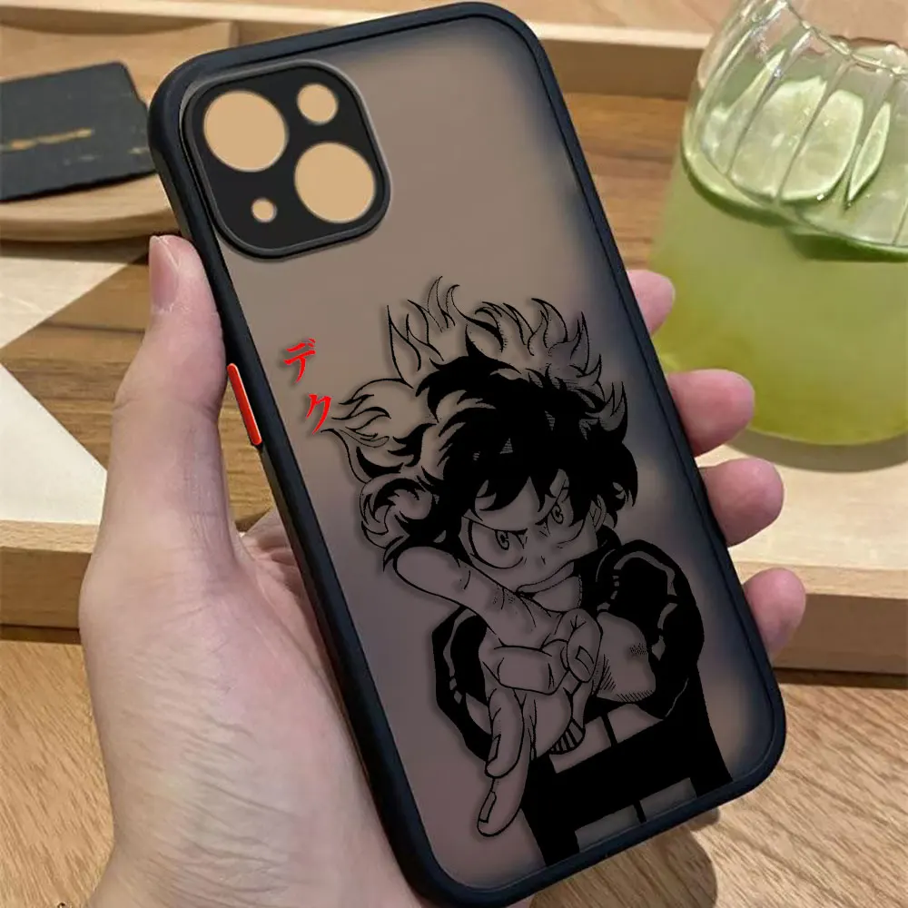 Comci My Hero A-Academia funda de teléfono mate para VIVO S1 T1 V15 V17 V19 V20 V21 V21E V23 V25 V29 S15 V23E S12 V50 LITE GT TPU - imagen 5