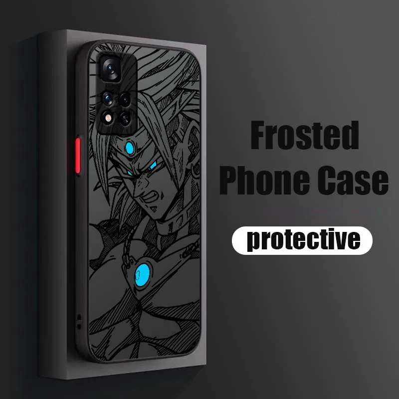D-Dragon Ball Goku Vegeta funda artística para Xiaomi Redmi Note 14 13 12 11 10 9 Pro Plus 4G 5G funda de teléfono translúcida esmerilada - imagen 3