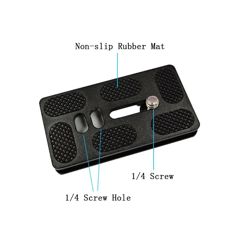 Soporte de cámara Dslr, placa Base de liberación rápida, adaptador de placa de montaje para Arca Swiss, trípode de cámara, abrazadera de cabeza esférica - imagen 3