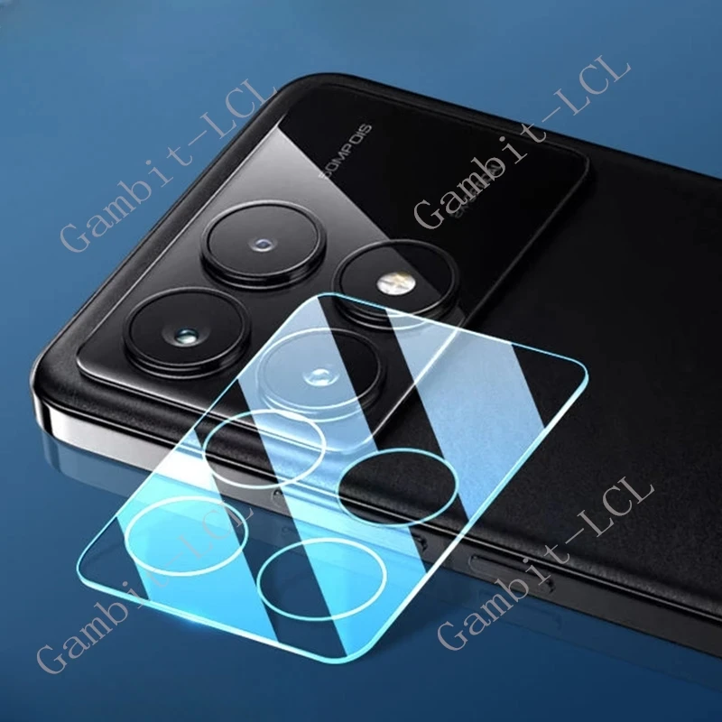 2 uds película de lente de cámara 3D para Xiaomi Poco X6 Pro 5G PocoF6 F6 X6Pro Redmi K70 K70E cubierta protectora de vidrio templado Original - imagen 2
