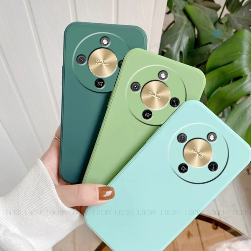 Para funda Honor X9D funda Huawei Honor X9D Capas teléfono armadura protectora trasera silicona líquida a prueba de golpes suave TPU Fundas Honor X9D - imagen 3