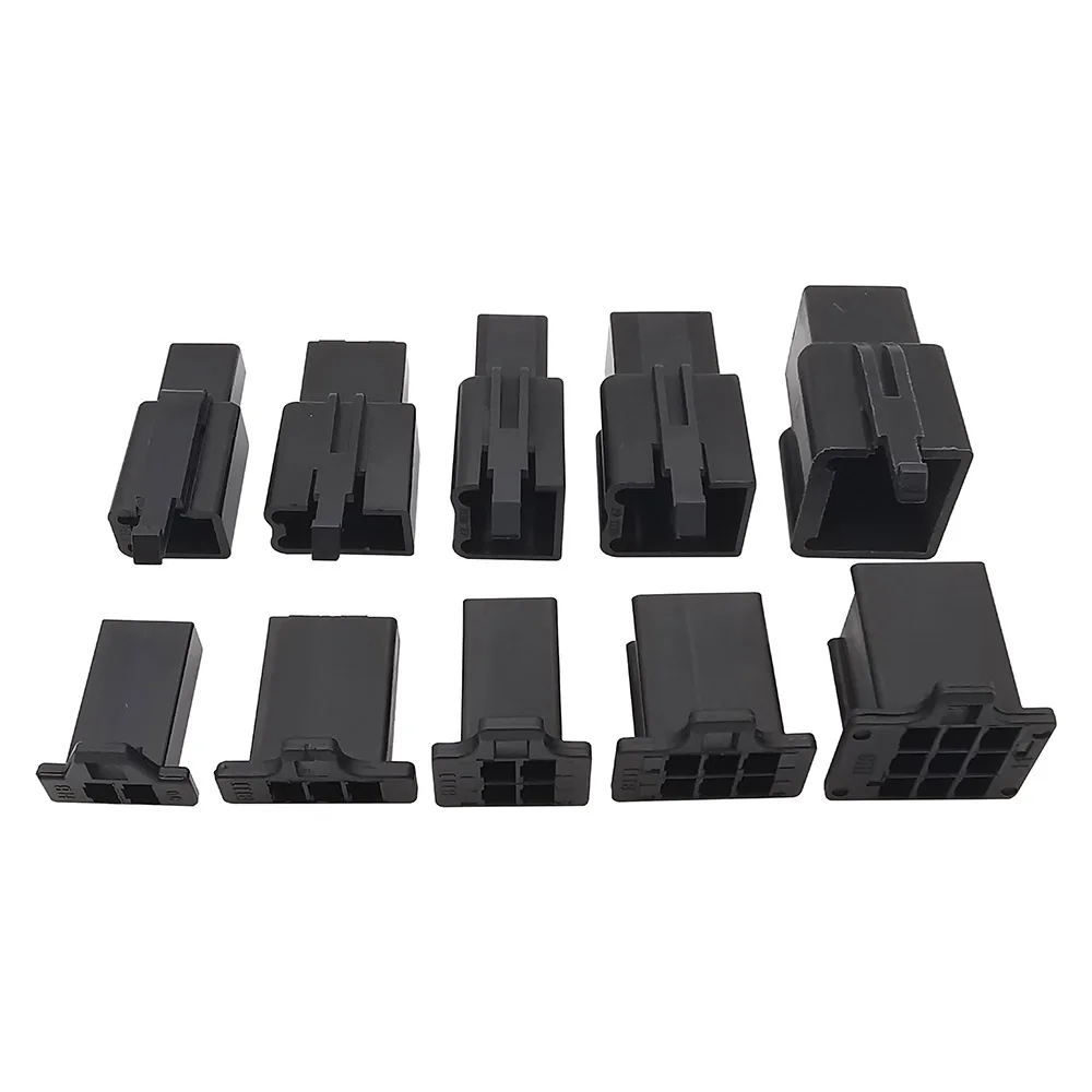 5/10/20 juegos 2,8mm 2P 3P 4P 6P 9Pin macho hembra conector de Cable eléctrico automotriz enchufe de Terminal de Cable para motocicleta Ebike Coche - imagen 2
