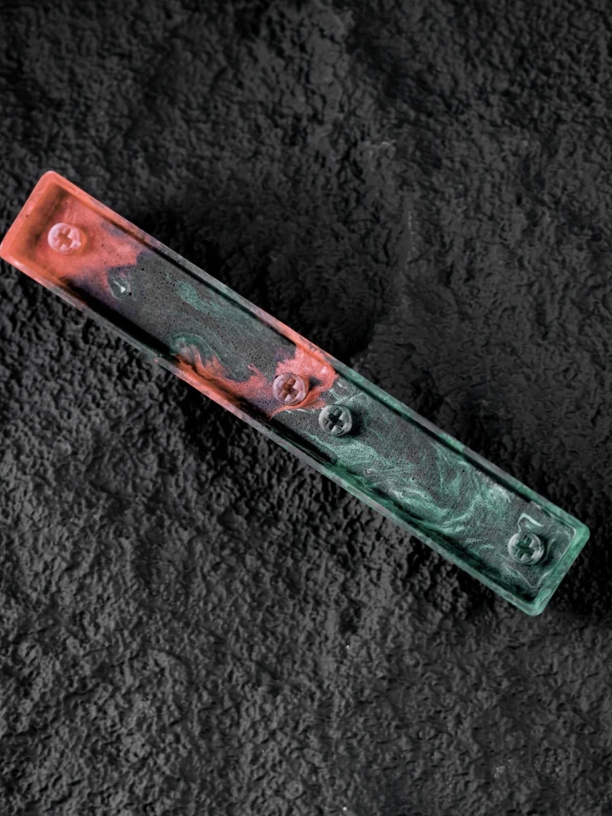 Teclas de barra espaciadora Koi hechas a mano, 6.25U, personalizadas, artesanales, de resina, para teclados retroiluminados mecánicos, interruptor MX - imagen 5