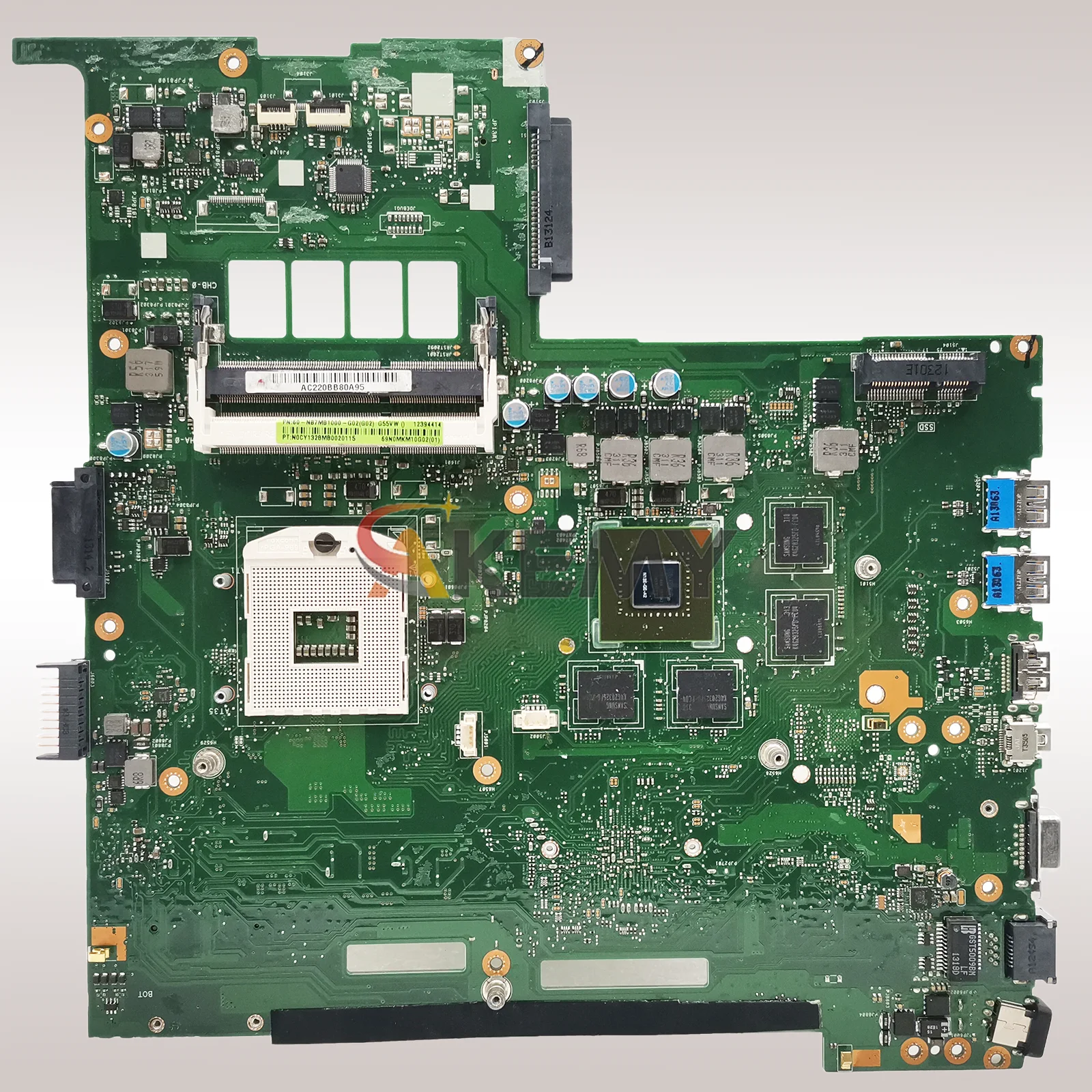 Placa base para ordenador portátil G55VW para placa base de portátil ASUS G55VW G55V este artículo está en stock 100% pruebas OK envío rápido de alta calidad - imagen 3