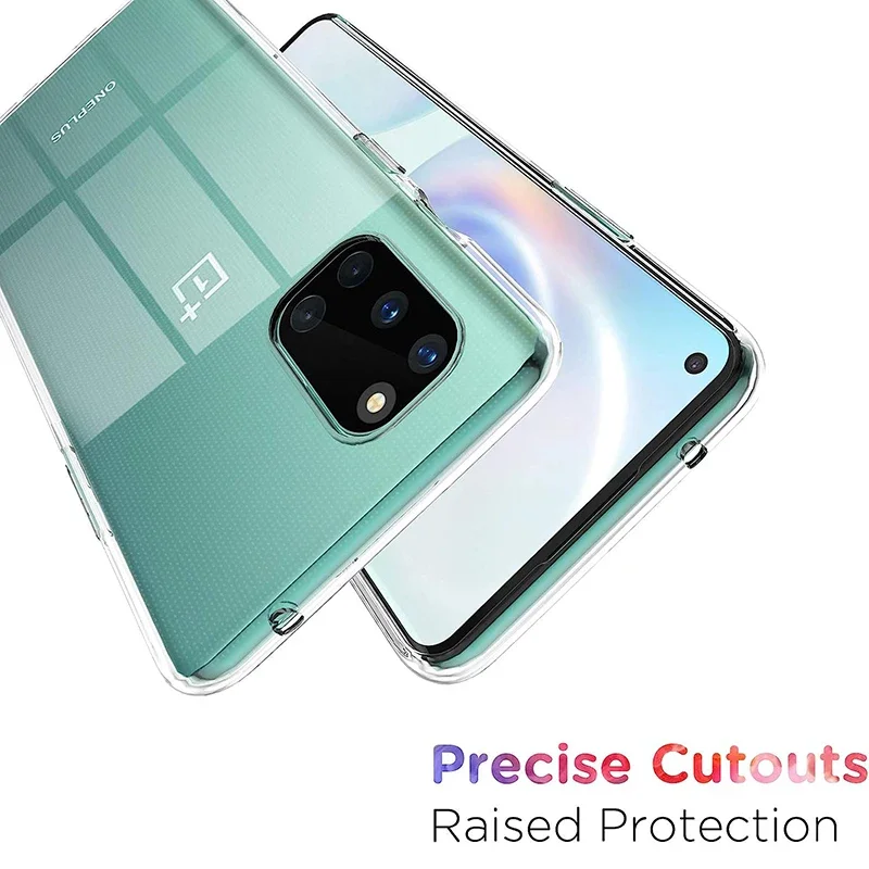 Funda de silicona transparente ultrafina para Oneplus 1 + 13 12 11 8 9 10 Pro 9R 9RT 10T 11R, carcasa trasera suave transparente de alta calidad - imagen 2