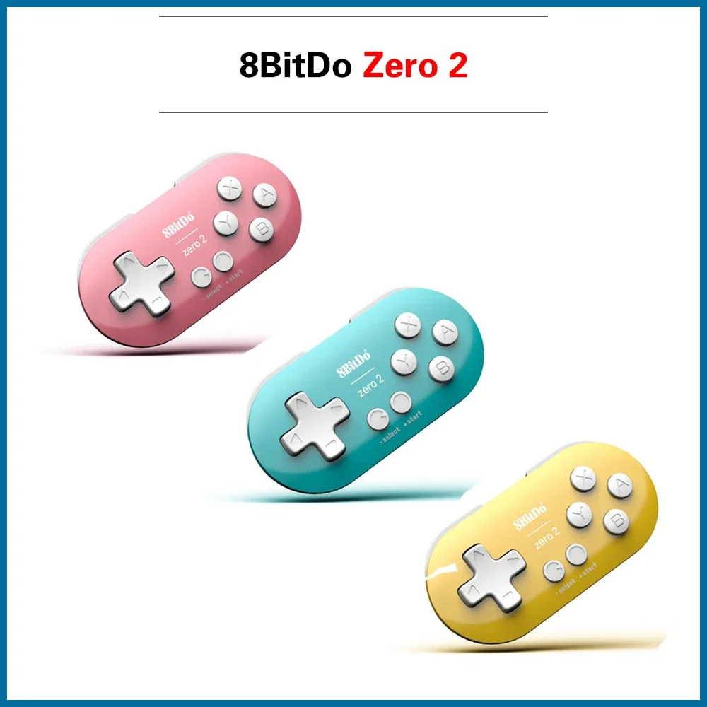 8BitDo Zero 2 Gamepad Bluetooth para consola de juegos Retro interruptor Windows Android MacOS Gamepads Raspberry pi 2B/3B/3B +/4B/zero - imagen 2