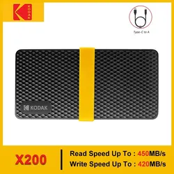 Kodak X200 – SSD externo USB-C para PC, Mac y PS4