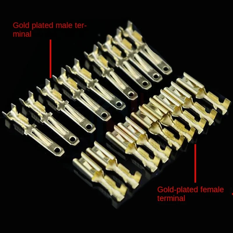 Conector macho y hembra para vehículo eléctrico de motocicleta, Conector de coche, junta 2P, 3p, 4p, 6p, 9p, 2,8mm - imagen 5