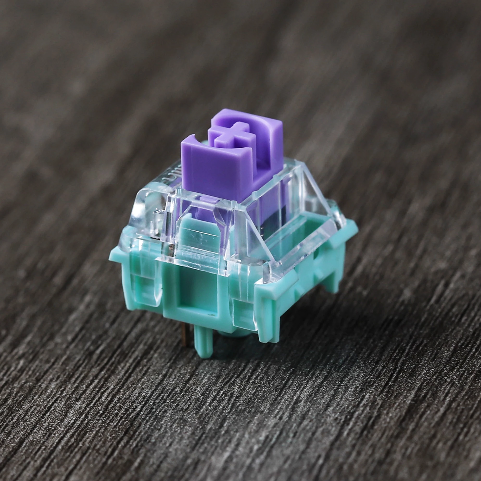 Kailh x Skyloong interruptor mecánico lineal de 5 pines, cubierta transparente, 40gf, lavanda, 45gf, velocidad, Plata para teclado mecánico - imagen 5