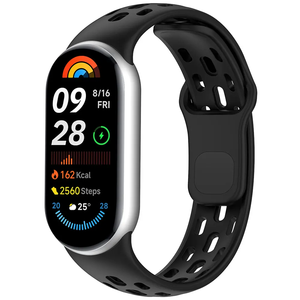 Correa de silicona para Xiaomi Smart Band 10, 9, 8, pulsera deportiva NFC, Correa para Xiaomi Mi Band 9, 8, 10, accesorios NFC - imagen 3