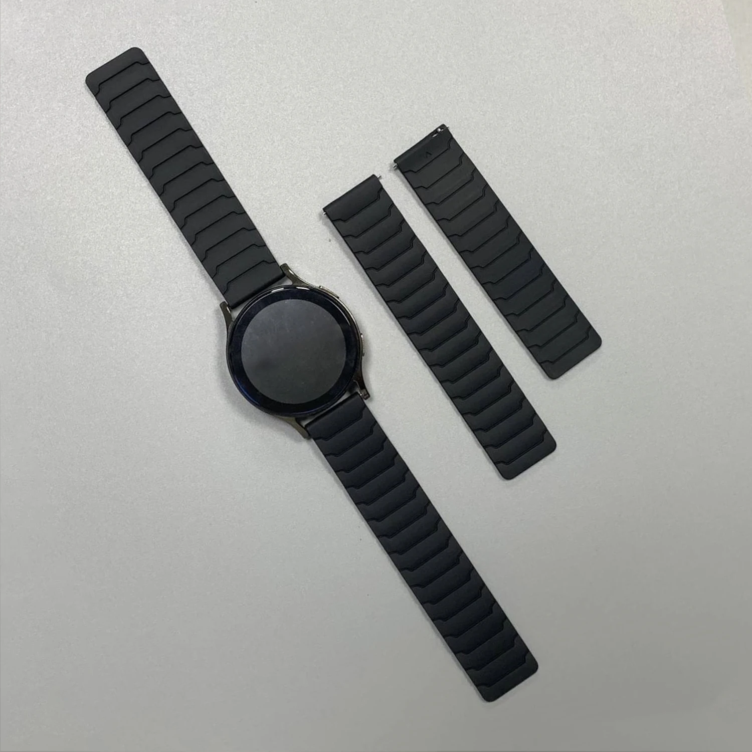 Correa magnética para Amazfit Bip 6 5 4/Active 2 correa de silicona GTR 4 3 Pro/GTS 4 2 Mini pulsera de repuesto para reloj HUAWEI 20mm 22mm - imagen 3