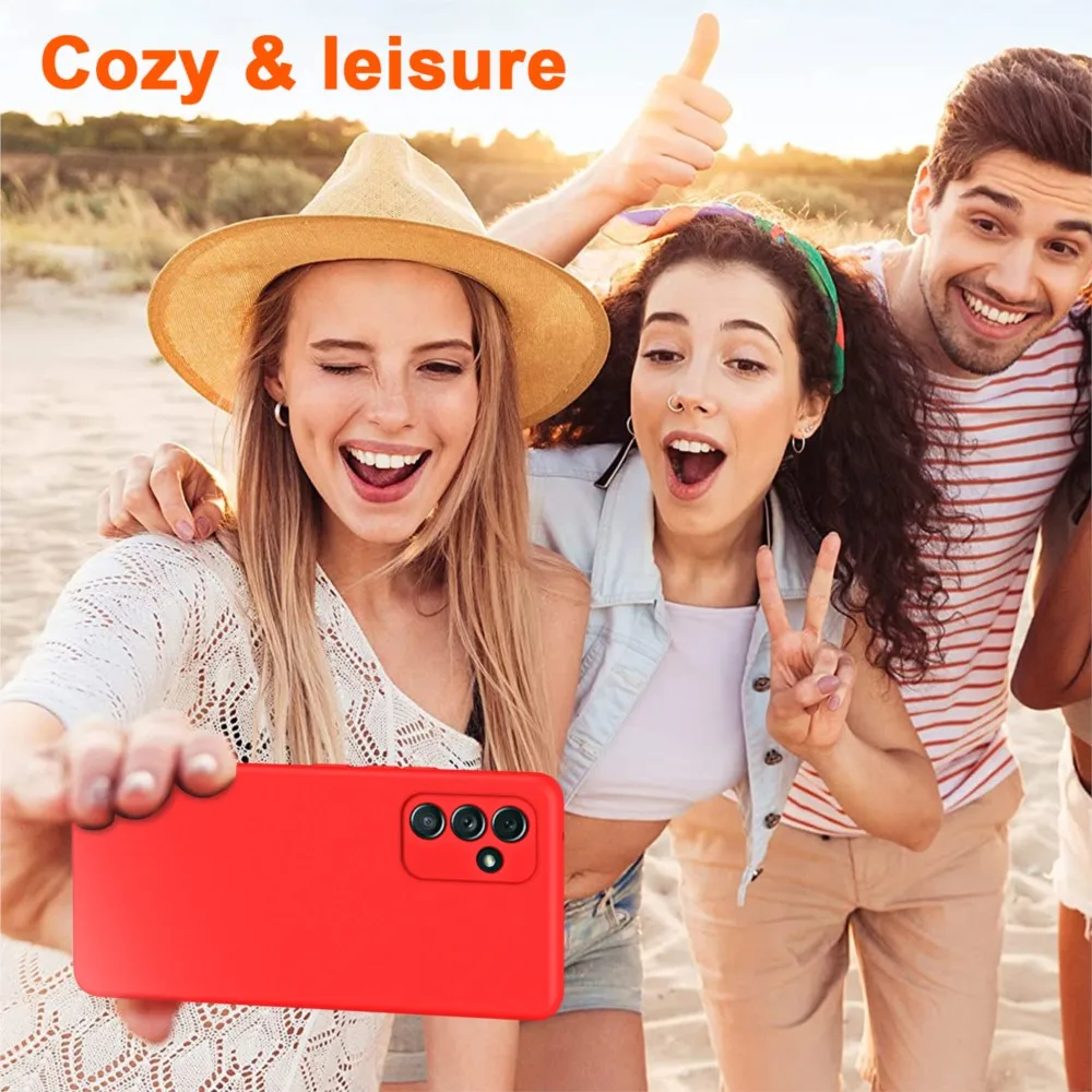 Funda de silicona líquida para Samsung Galaxy A16 A36 A15 A25 A35 A55 A04 A04E A04S A05 A05S A06 A14 A24 A34 A54 4G 5G - imagen 4