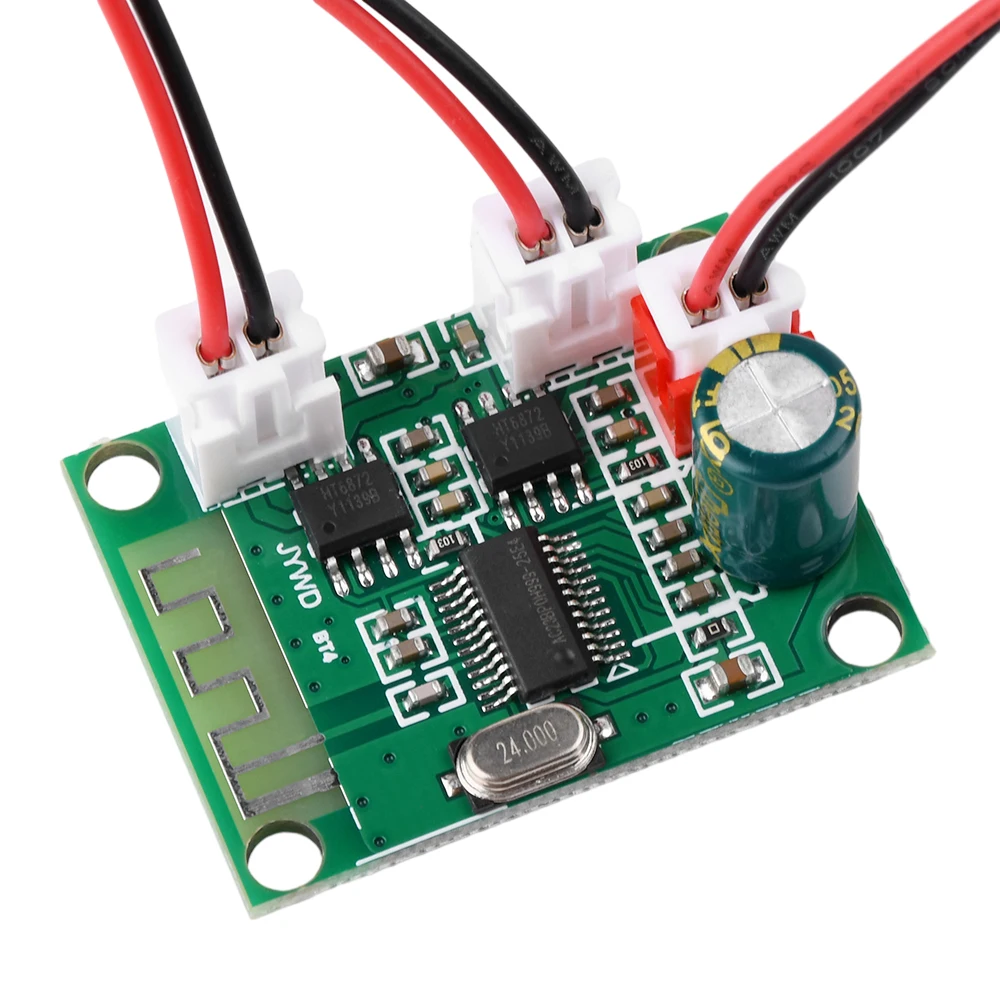 Placa amplificadora DC 3,3-5V, Bluetooth 5,0, entrada de Audio auxiliar, placa amplificadora de potencia, módulo de botones externos de llamadas manos libres