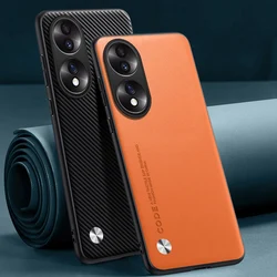 Funda Cuero PU Honor 70 - Silicona Mate Antigolpes