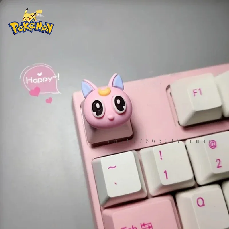 Pokemon DIY Sailor Moon Luna amor alas barra espaciadora teclas Pikachu Teclado mecánico Cherry MX Axis accesorios regalos - imagen 4
