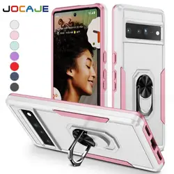 Funda antigolpes con anillo para Google Pixel 8a/8 Pro/7a/7/6a/6