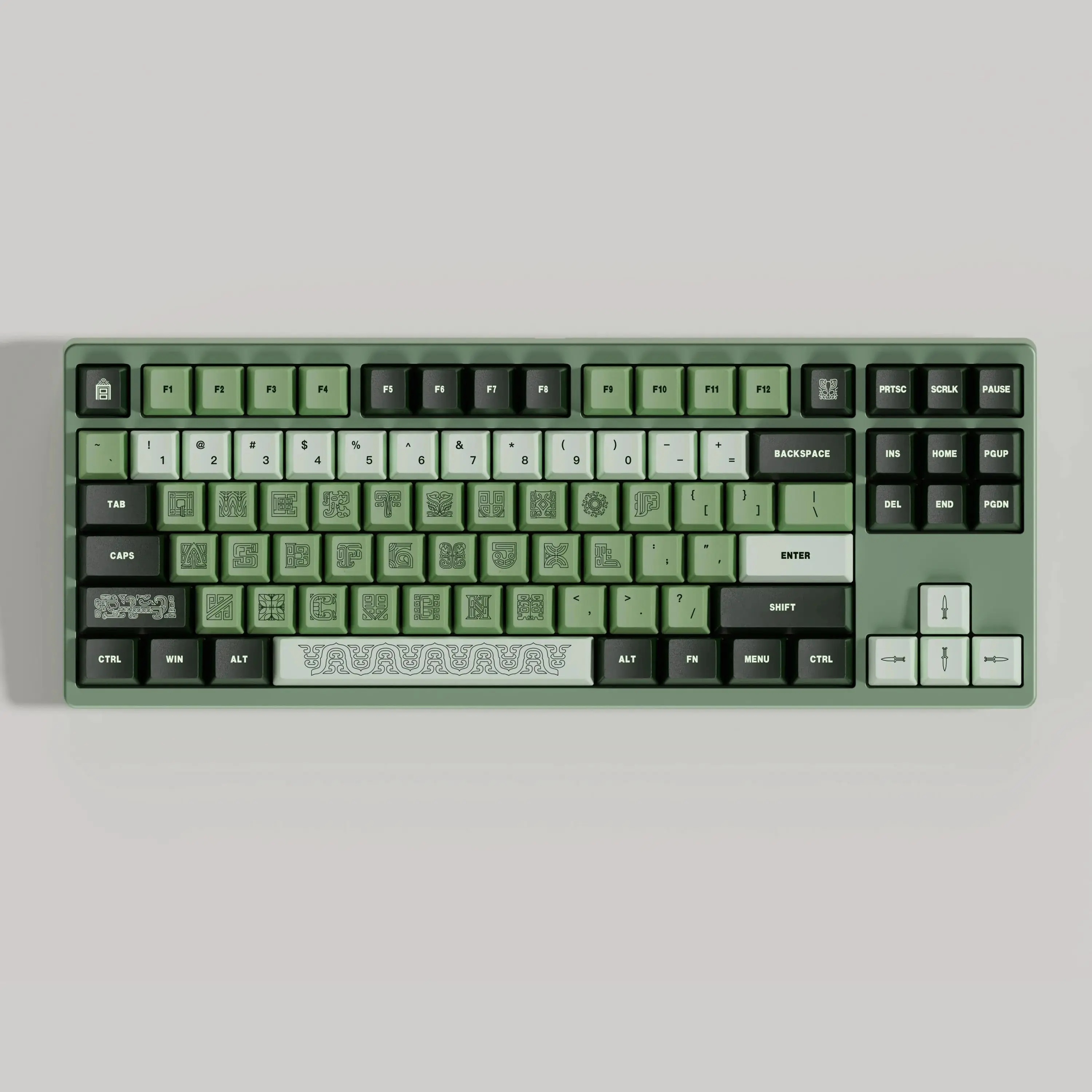 GMK-teclas de acción de bronce, 143 teclas, Material PBT, perfil Cherry, DYE-SUB para teclado mecánico MX Switch 61/64/68/75/84/87/98/104