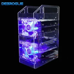 Jaula HDD 3.5 PC Escritorio – Carcasa Transparente Refrigeración