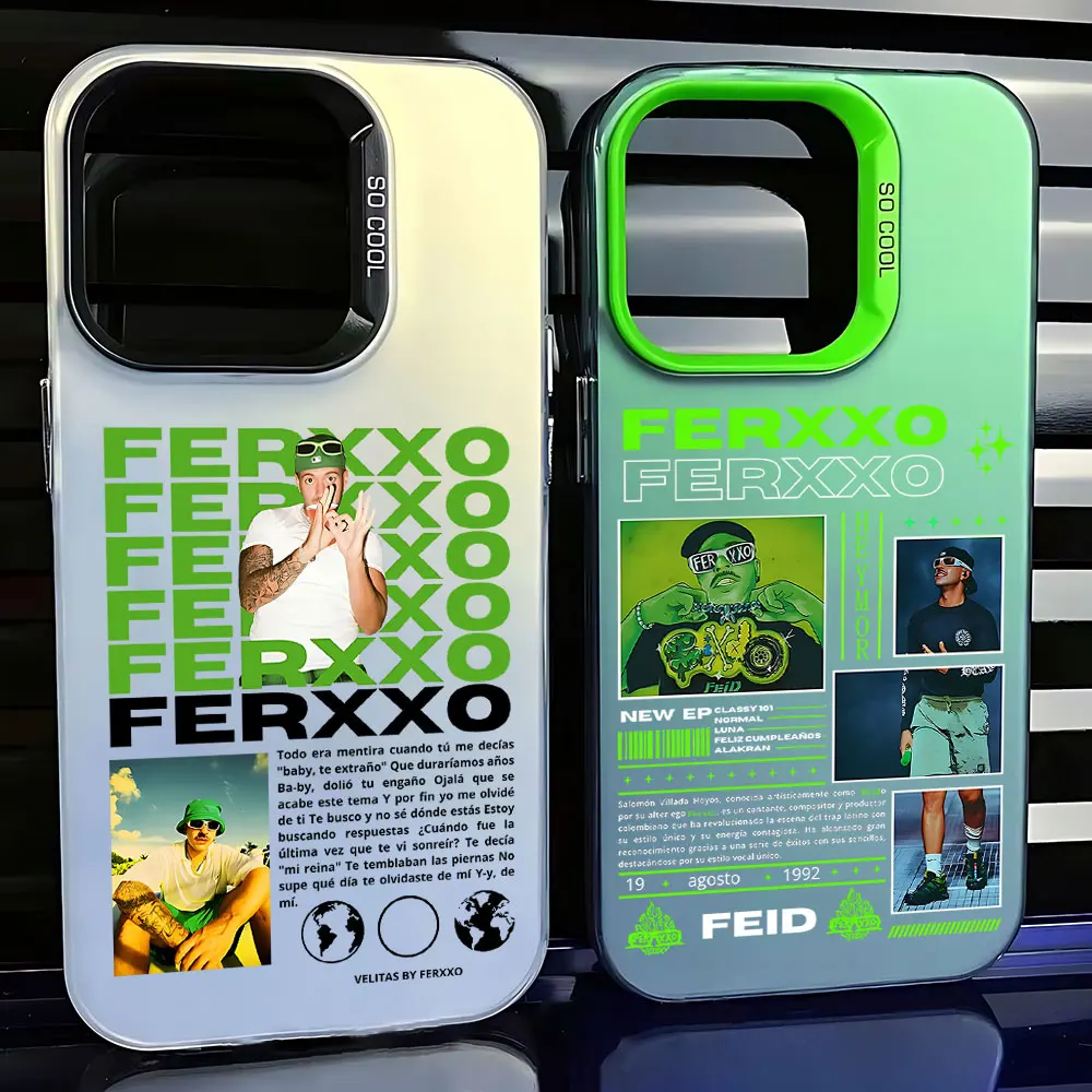 Funda de teléfono Feid Nitro Jam Ferxxo para Xiaomi Redmi Note 7 8 9 9S 10 11 12 13 Pro Plus 4G 5G, funda trasera mate anticaída - imagen 2