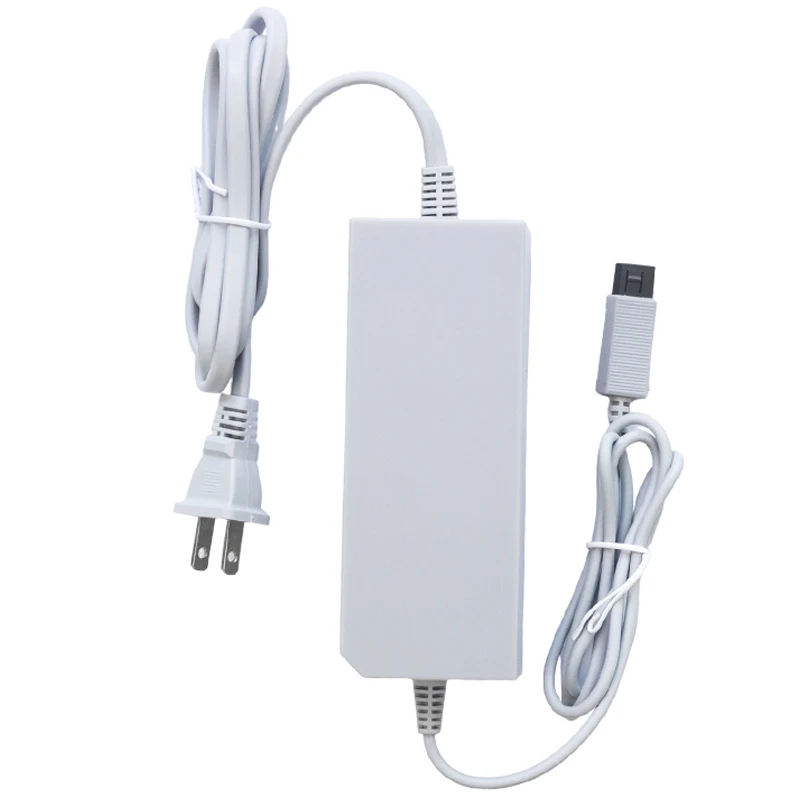 Cargador/adaptador de CA para Nintendo Wii Brick, enchufe estadounidense y europeo, fuente de alimentación de Host de consola de pared para el hogar