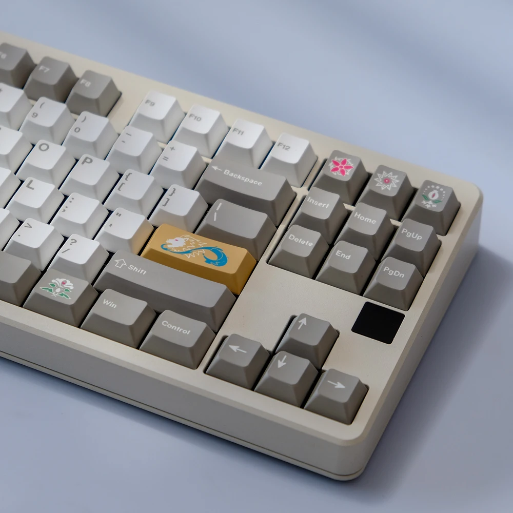 Teclas de Alhambra Retro, accesorios de teclado de perfil de cereza, tinte PBT, sublimación para juegos mecánicos MX Switch - imagen 3