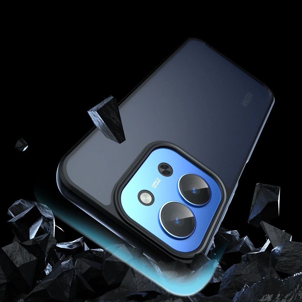 Para Redmi 15C Funda esmerilada Redmi 15C Funda Coque mate transparente PC a prueba de golpes Funda trasera transparente para teléfono Redmi 15C - imagen 3