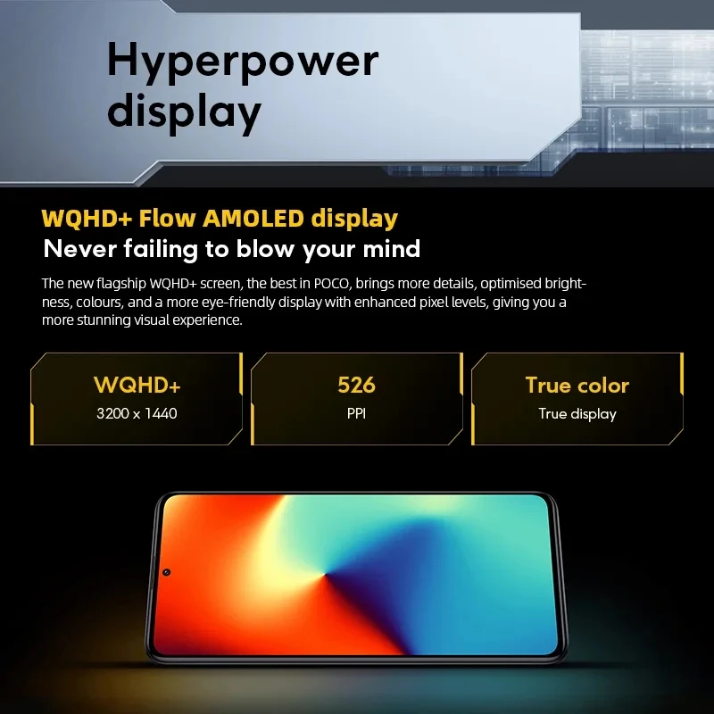 POCO F5 Pro 5G Original Global, 256GB, Snapdragon 8 + Gen 1, de 120Hz Pantalla AMOLED, cámara de 64MP, 67W, cámara AMOLED MIUI 14 para POCO - imagen 5
