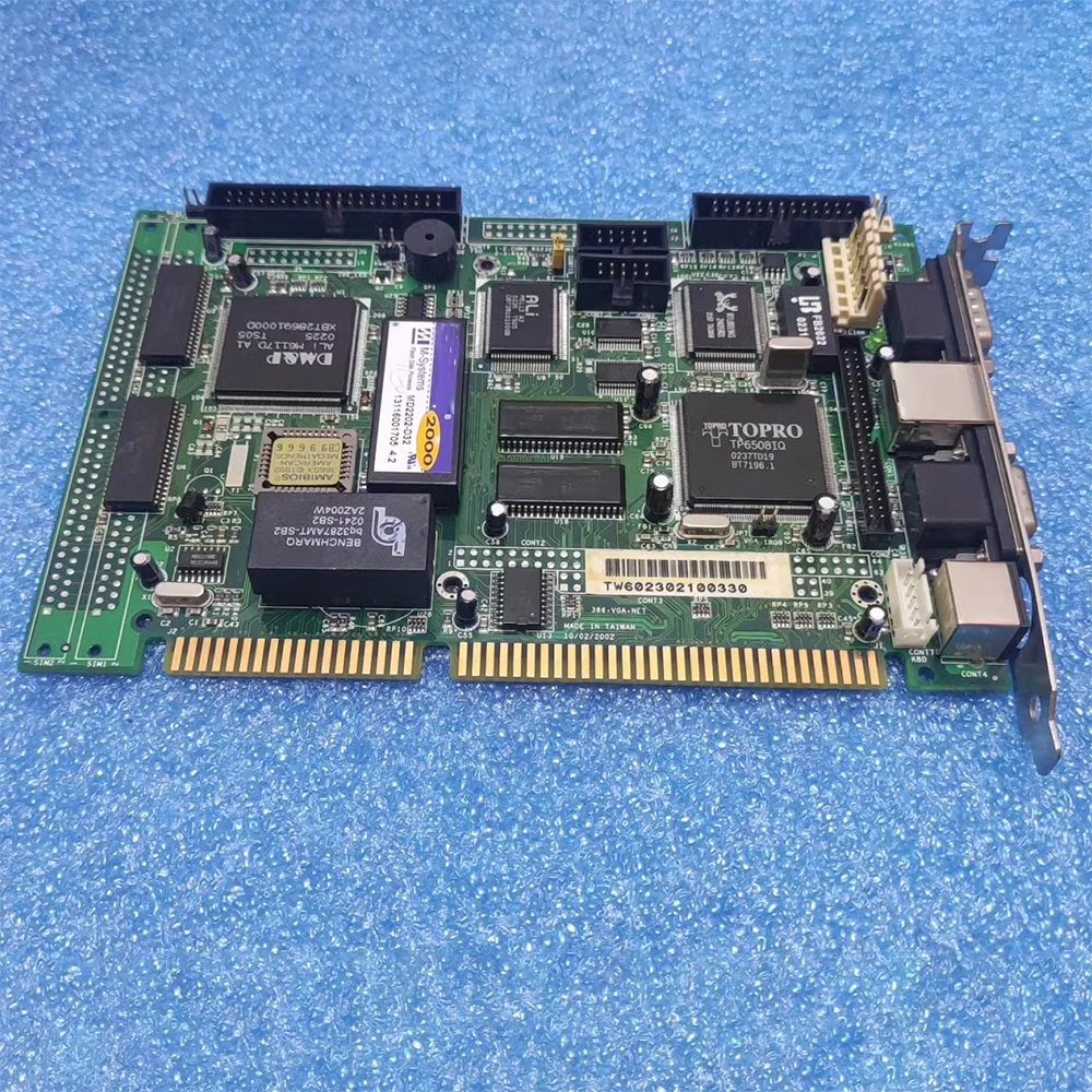 Tarjeta de media longitud Placa base de control industrial Clase 386 386+VGA+NET - imagen 5