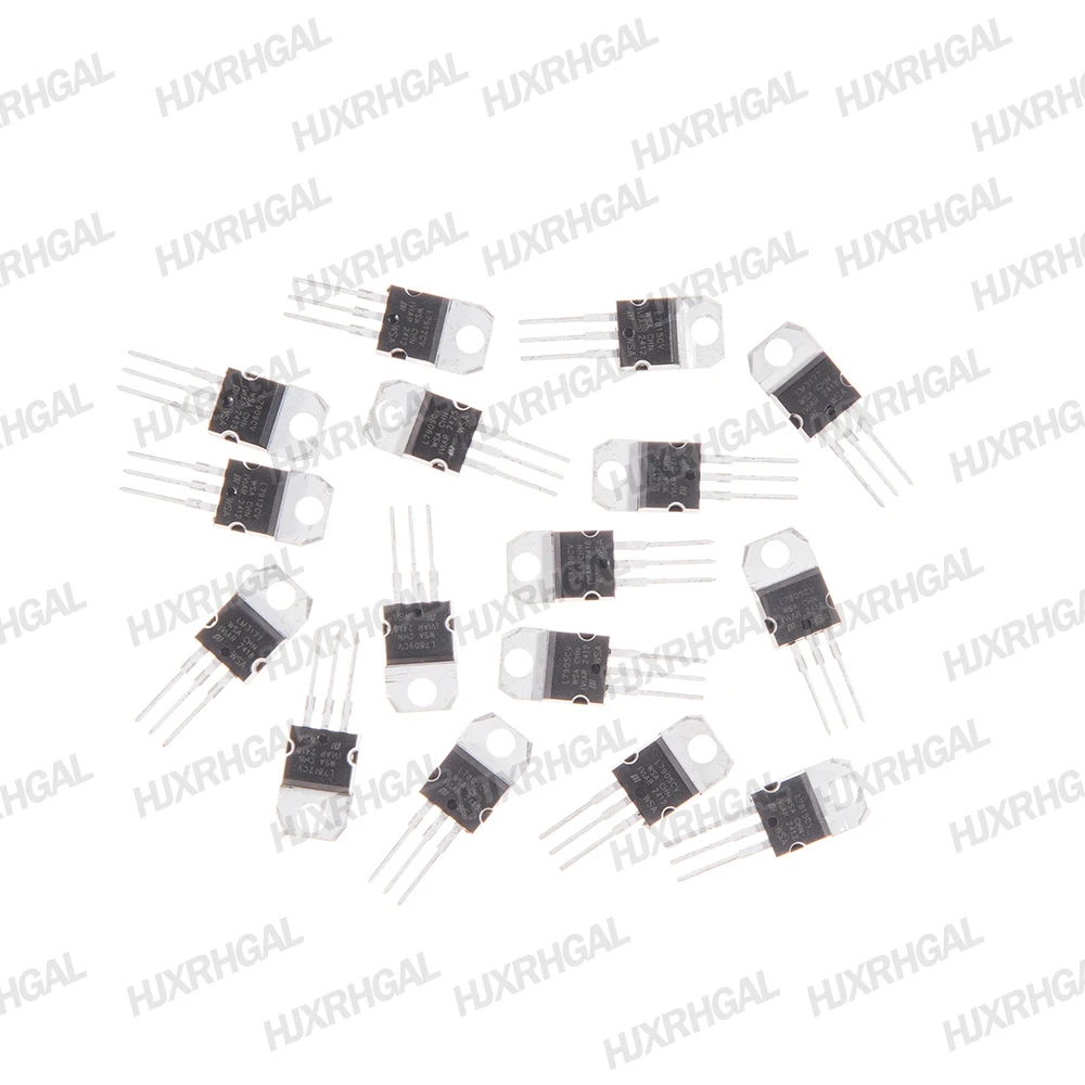 Kit surtido de transistores, regulador de voltaje, 7805, 7809, 7812, 7815, 7905, 7909, LM317, L7912, igmopnrq, LM317T TO-220, 8 valores * 2 piezas = 16 piezas - imagen 4