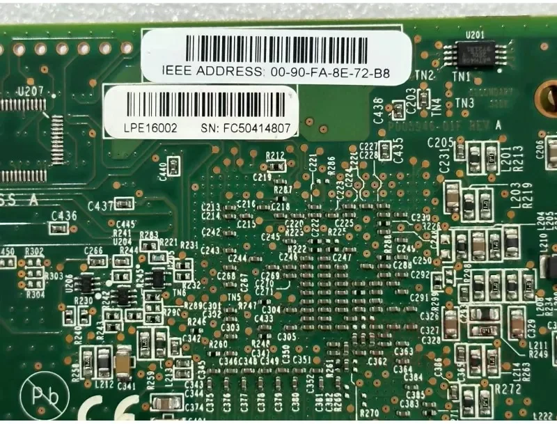 Emulex LPe16002 16 Gb/s FC DP PCIE HBA Tarjeta PCI-E Adaptador de bus host de canal con Finisar SFPs HBA - imagen 4