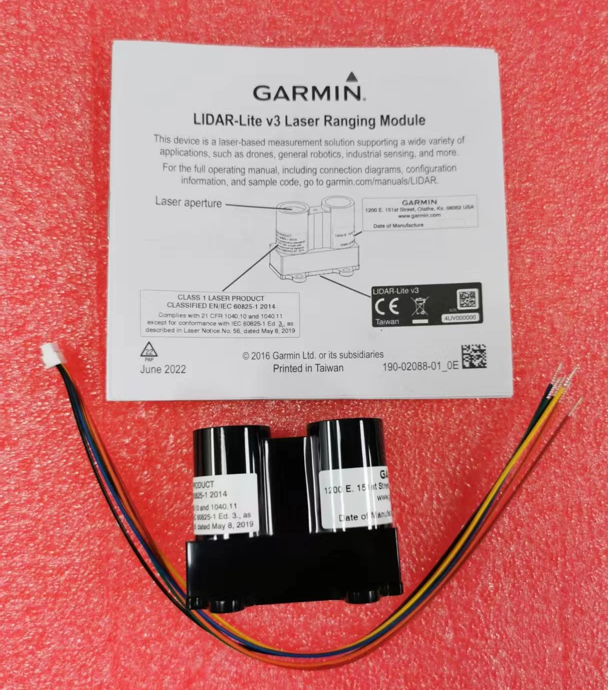 Módulo LiDAR compacto LIDAR Lite V3 40m para medición de distancia de drones Pixhawk - imagen 5