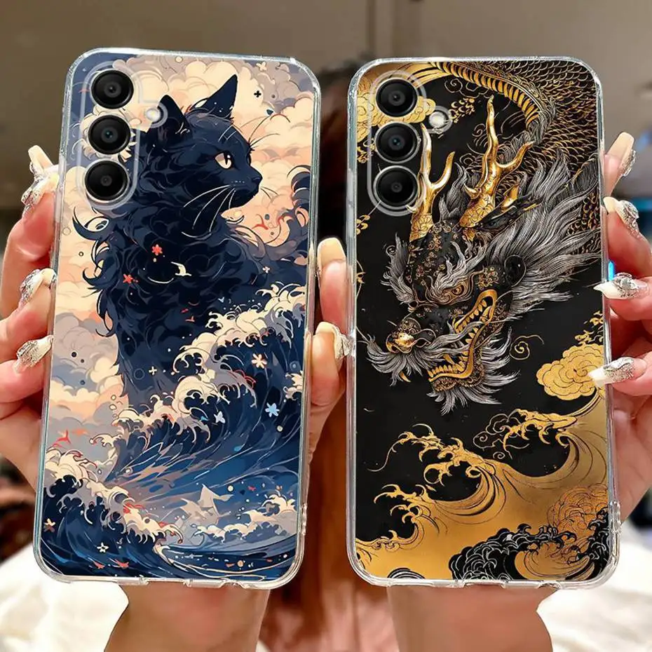 Nueva funda de pintura de moda para Samsung Galaxy A16 fundas de teléfono de silicona suave TPU para Samsung A16 5G 4G SM-A165F A166B parachoques - imagen 5