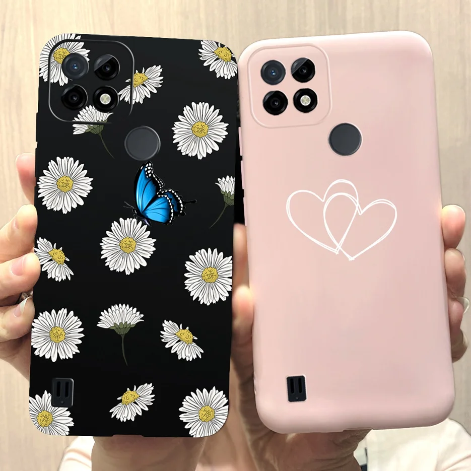 Para Realme C21 funda Realme C21Y funda bonita de moda suave TPU Fundas funda de teléfono para Realme C21 Y C 21Y RealmeC21 cubierta trasera parachoques - imagen 2