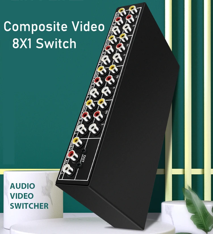 Selector Conmutador AV RCA 3 Entradas para Consolas - imagen 2