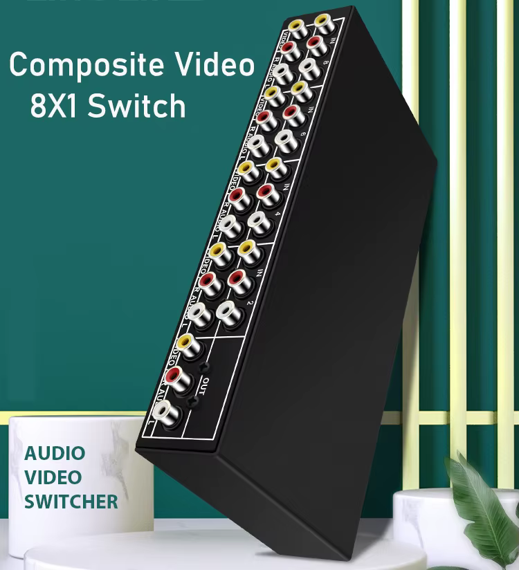 Selector Conmutador AV RCA 3 Entradas para Consolas - imagen 2