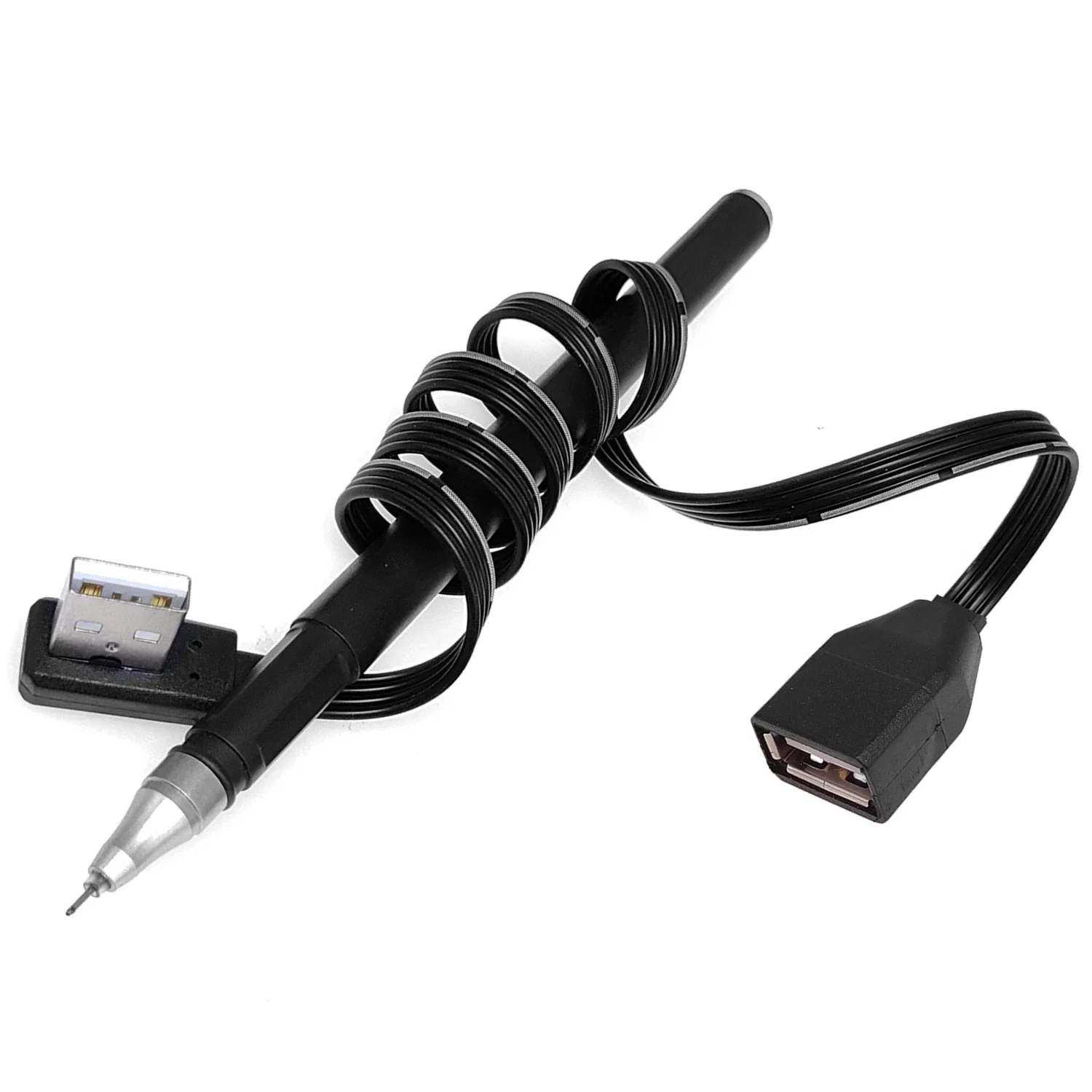 50CM 10cm 20cm 5cm USB 2,0 A enchufe a hembra 90 Cable adaptador de extensión en ángulo USB 2,0 macho a hembra Cable derecho/izquierdo/abajo/arriba - imagen 5