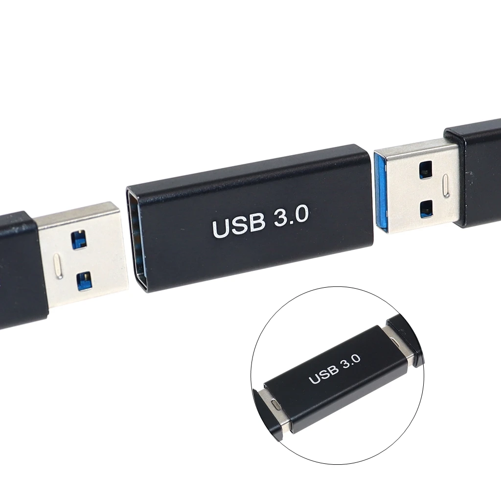 Adaptador de conector USB 3,0 tipo A hembra a hembra, acoplador AF a AF, convertidor extensor de cambio de género F/F para ordenador portátil - imagen 3
