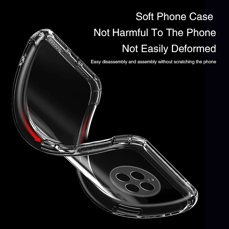 Funda Huawei Mate 50 Pro Silicona Transparente Antigolpes