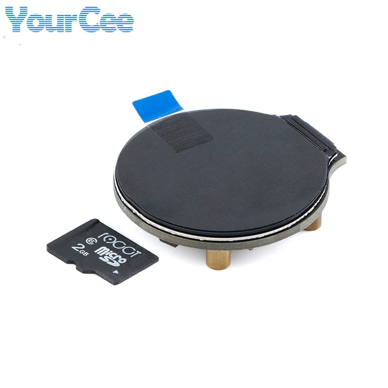 ESP32-TFT 1,28 pulgadas redondo IPS 65K Color TFT pantalla táctil módulo de pantalla LCD 1,28 "240*240 ESP32 2,4G WIFI BLE GC9A01 ESP32S3-N16 - imagen 4