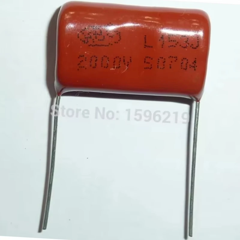 5 uds/50 Uds condensador CBB 2000V 153J 2KV 0.015uF 15nF P24 CBB81 condensador de película de polipropileno metalizado