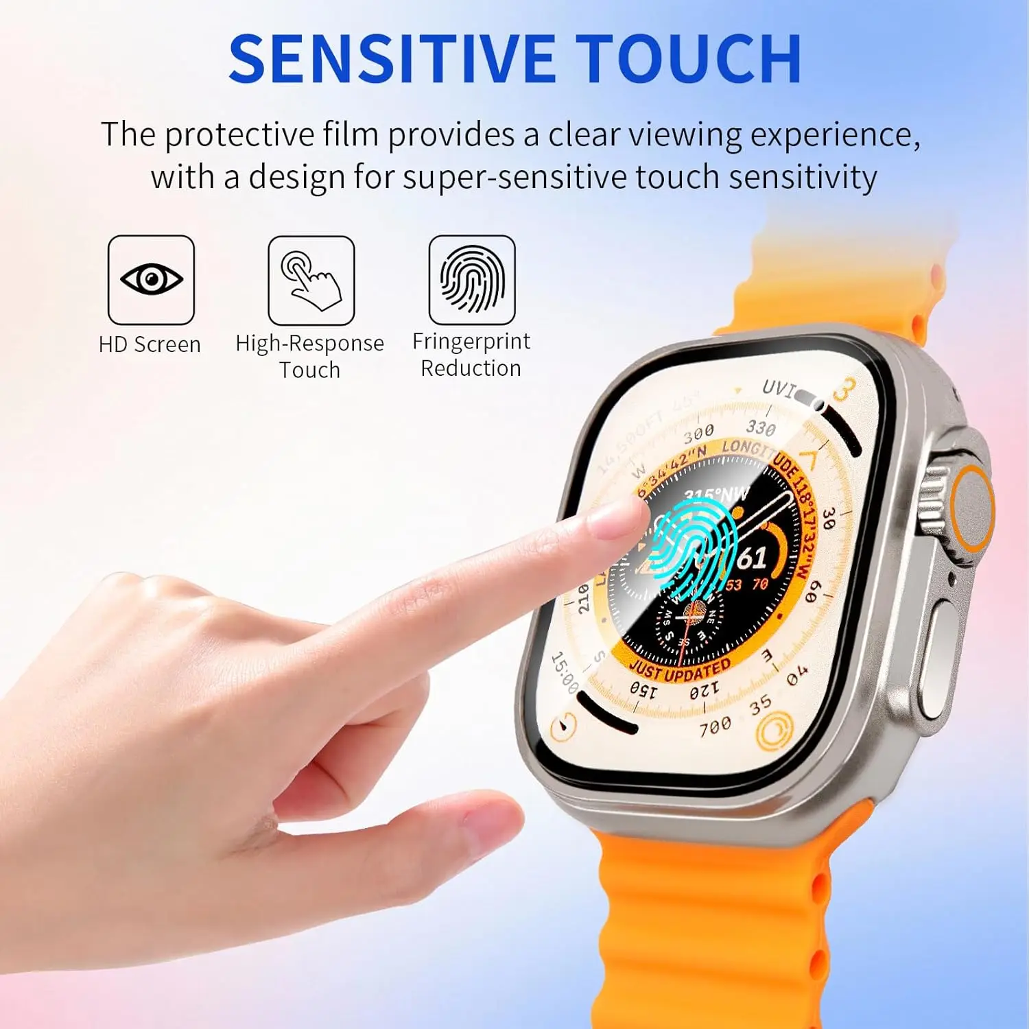 Película de hidrogel suave para iWatch Ultra 3 2 1 49mm, accesorios, Protector de pantalla, película protectora transparente para Apple Watch Ultra 3 49mm - imagen 3