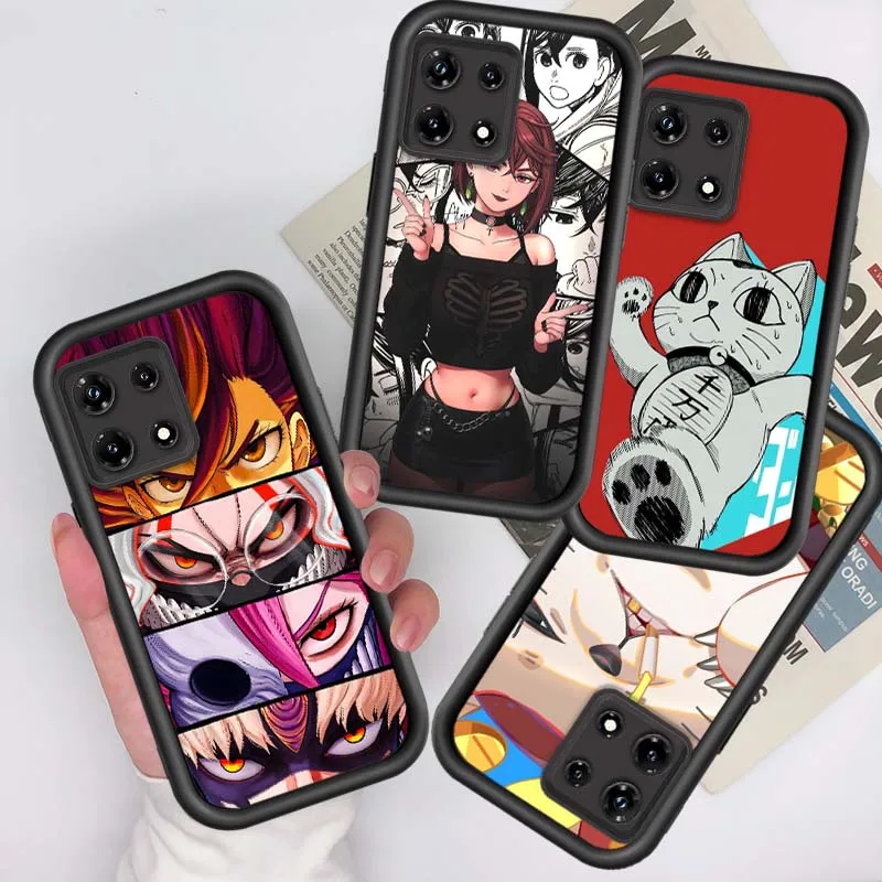 Funda de Anime Art Dandadan para Infinix Tecno Spark Camon Smart Zero Go 1 7 8 8C 9 10 30 40 Plus, funda de teléfono con escalera ocular